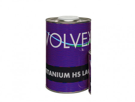 Лак Акриловый «Volvex» 2К Titanium HS 2:1 с Отвердителем, 1л