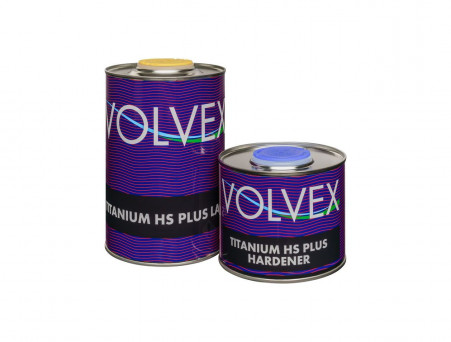 Лак Акриловый «Volvex» 2К Titanium HS Plus 2:1 с Отвердителем, 500мл