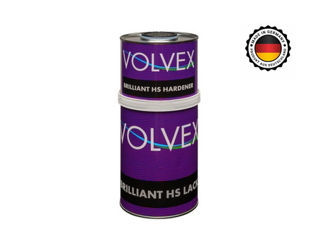 Лак Акриловый «Volvex» 2К Brilliant HS 2:1 с Отвердителем, 1л