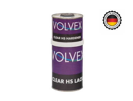 Лак Акриловый «Volvex» 2К Clear HS 2:1 с Отвердителем, 1л
