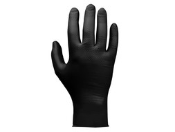 Нитриловые Перчатки «Jeta Safety» JSN Natrix-B Одноразовые, Нескользящие, Чёрные S (JSN50NATRIXBL07-S)