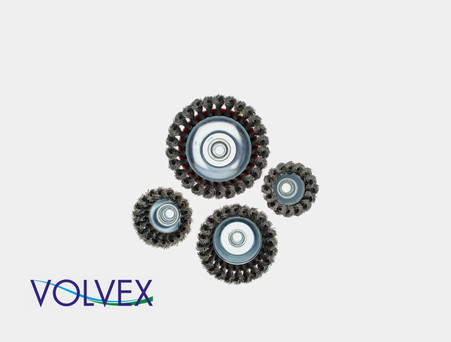 Кордщетка Чашеобразная «Volvex» VX-1003, Витая, Резьба M14, 85мм