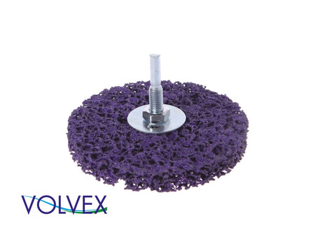 Зачистной Круг «Volvex» VX C&S-3-3-125 Coral, под Дрель, Фиолетовый, 125мм