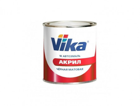Автоэмаль Акриловая «Vika» АК-142 1К Черная Матовая 0,4кг