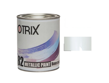 Автоэмаль Базовая «Otrix» 1к 82 Metallic Paint Base, Металлик, Белая, 750мл