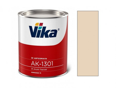 Автоэмаль Акриловая «Vika» АК-1301 2К Желтовато-Белая 215, 850г