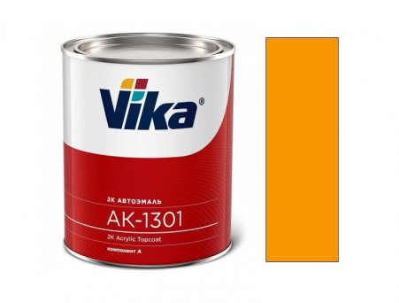 Автоэмаль Акриловая «Vika» АК-1301 2К Золотисто-Желтая 286, 850г