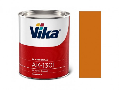 Автоэмаль Акриловая «Vika» АК-1301 2К Охра Золотистая 208, 850г
