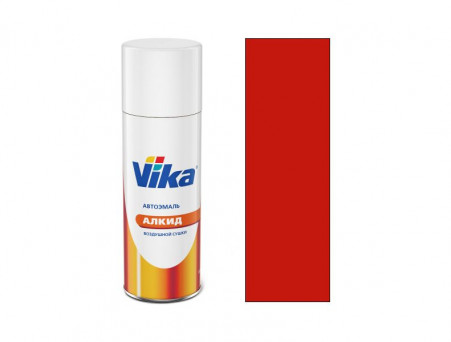 Автоэмаль Алкидная в Аэрозольном Баллоне «Vika» 1K Красная 1015 520мл
