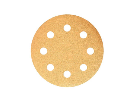 Круг Шлифовальный «Volvex» VX-Gold, Липучка, 125мм, 8 Отверстий, P240
