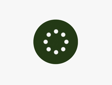 Круг Шлифовальный «Volvex» VX-Green, Липучка, 125 мм, 8 Отверстий, P240