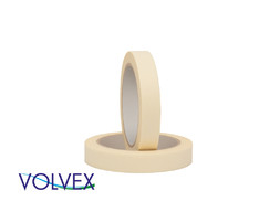 Лента Малярная «Volvex» VX-80-19 NEW, 80ºС, Белая, 19мм