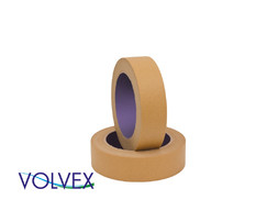 Лента Малярная «Volvex» VX-90-19, 90ºС NEW, Коричневая, 19мм