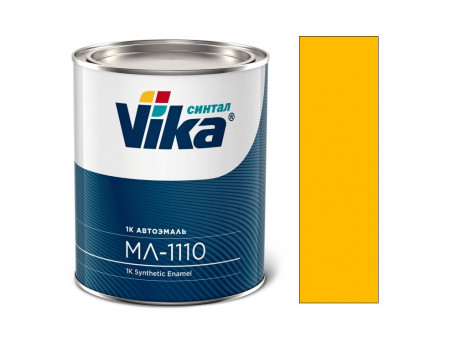 Автоэмаль Синтетическая «Vika» МЛ-1110 Желтая 1035, 800мл