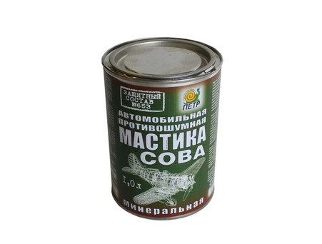 Минеральная Мастика «Пётр» 653 Сова, Противошумная, 1л (653SOVA1L)