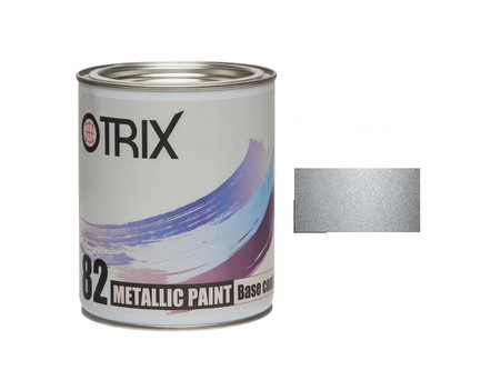 Автоэмаль Базовая «Otrix» 1к 82 Metallic Paint Base, Металлик, Серебристая 640, 750мл