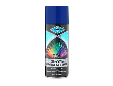 Аэрозольная Краска «Skyron» Spray Acryl Paint, RAL5002 Темно-Синяя, 520мл (SR-15002)