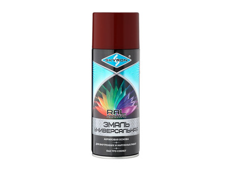 Аэрозольная Краска «Skyron» Spray Acryl Paint, RAL3011 Темно-Красная, 520мл (SR-13011)