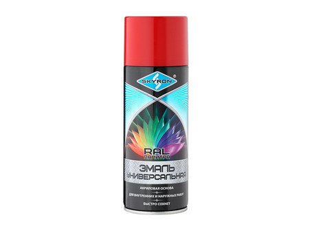 Аэрозольная Краска «Skyron» Spray Acryl Paint, RAL3028 Алая, 520мл (SR-13028)