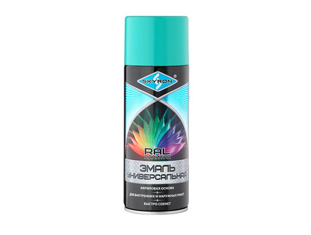 Аэрозольная Краска «Skyron» Spray Acryl Paint, RAL5018 Бирюзовая, 520мл (SR-15018)