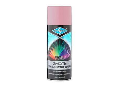 Аэрозольная Краска «Skyron» Spray Acryl Paint, RAL3015 Розовая, 520мл (SR-13015)