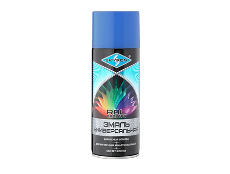 Аэрозольная Краска «Skyron» Spray Acryl Paint, RAL5012 Голубая, 520мл (SR-15012)