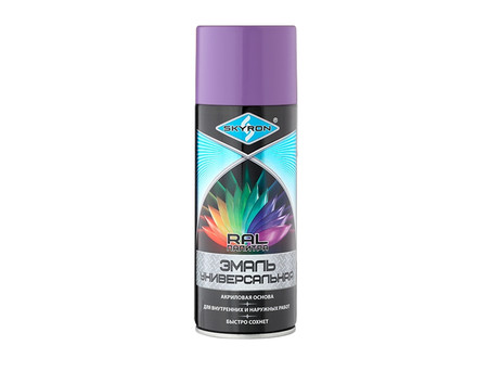 Аэрозольная Краска «Skyron» Spray Acryl Paint, RAL4005 Сиреневая, 520мл (SR-14005)