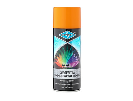 Аэрозольная Краска «Skyron» Spray Acryl Paint, RAL1007 Темно-Желтая, 520мл (SR-11007)