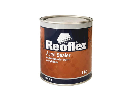 Акриловый Грунт-Наполнитель «Reoflex» 1к RX F-02 Acryl Sealer, Черный, 1кг