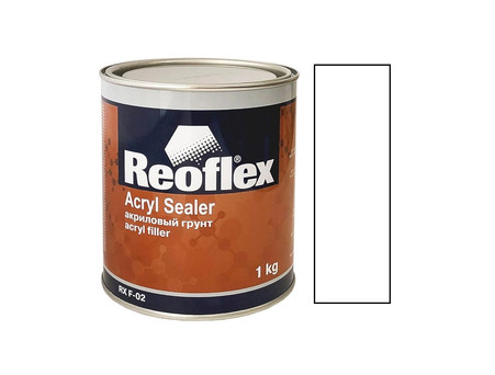 Акриловый Грунт-Наполнитель «Reoflex» 1к RX F-02 Acryl Sealer, Белый, 1кг