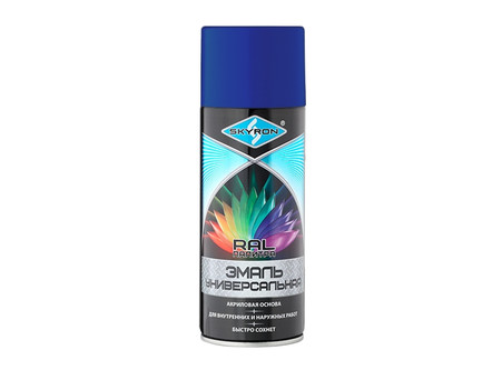 Аэрозольная Краска «Skyron» Spray Acryl Paint, RAL5005 Синяя, 520мл (SR-15005)