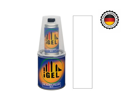 Акриловый Грунт «iGel» 2к NEW Acryl Filler Primer 4+1 с Отвердителем, Белый, 800мл