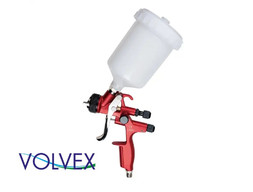 Краскопульт «Volvex» HVLP LS-20 1,3мм, Верхний, Красный, 600мл (LS-20-13R)