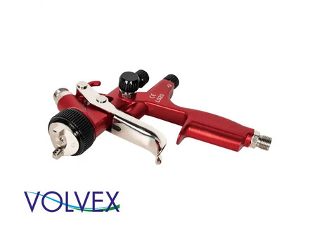 Краскопульт «Volvex» HVLP LS-20 1,3мм, Верхний, Красный, 600мл (LS-20-13R)