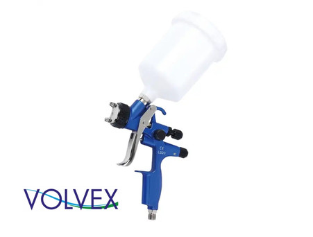 Краскопульт «Volvex» HVLP LS-20 1,3мм, Верхний, Синий, 600мл (LS-20-13B)