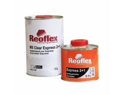 Акриловый Лак «Reoflex» 2к RX C-03 MS Clear Express 2+1 с Отвердителем, 1л