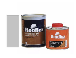 Акриловый Грунт «Reoflex» 2к RX F-04 3+1 Acryl Filler с Отвердителем, Серый, 1л