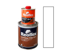 Акриловый Грунт «Reoflex» 2к RX F-06 HS Primer Filler 4+1 с Отвердителем, Белый, 800мл