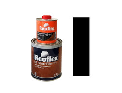 Акриловый Грунт «Reoflex» 2к RX F-03 5+1 HS Primer Filler с Отвердителем, Черный, 800мл