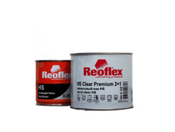 Акриловый Лак «Reoflex» 2к RX C-02 Clear Premium HS 2:1 с Отвердителем, 500мл