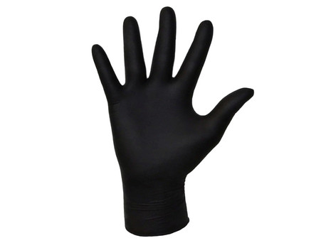 Нитриловые Перчатки «Jeta Safety» JSN-9 Одноразовые, Чёрные, XL (JSN910/XL)