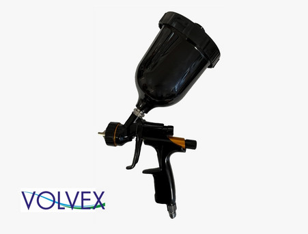 Краскопульт «Volvex» LVMP DVE-13 1,3мм, Верхний, Чёрный, 600мл (DVE-13B)