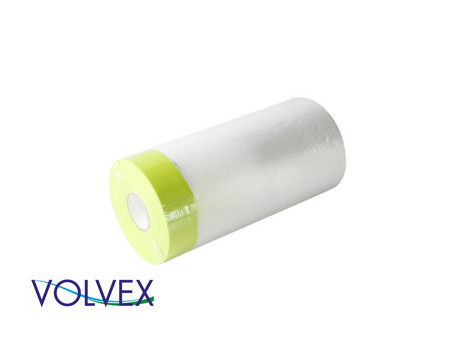 Укрывная Пленка «Volvex» VX, с Маскирующей Лентой, 1400мм, 33м