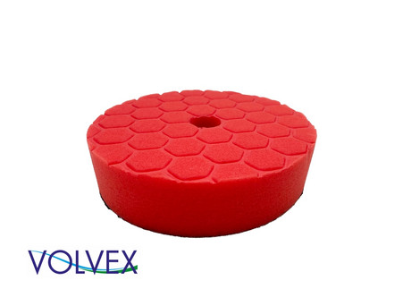 Полировальная Губка «Volvex» VX-SpongeWheel, Средняя, Красная, 150мм