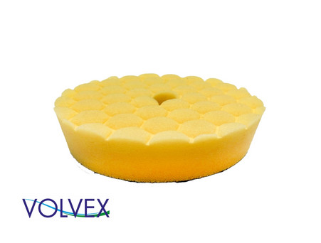 Полировальная Губка «Volvex» VX-SpongeWheel, Средняя, Жёлтая, 150мм