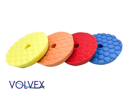 Полировальная Губка «Volvex» VX-SpongeWheel, Средняя, Жёлтая, 150мм