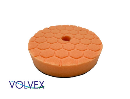 Полировальная Губка «Volvex» VX-SpongeWheel, Мягкая, Оранжевая, 150мм