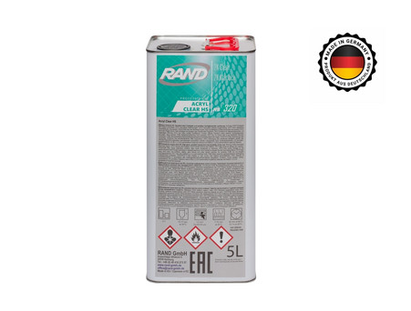 Лак Акриловый «Rand» 2К New RS320 Clearcoat HS 2:1, 5л