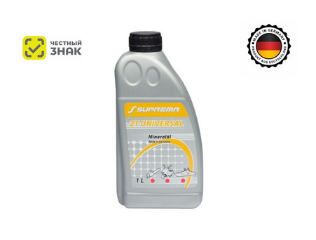 Двухтактное Моторное Масло «Suprema» 2T Universal, 1л (ЧЗ)