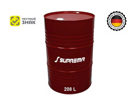 Масло Трансмиссионное «Suprema» Topgear 75W-90 GL-4, Полусинтетическое, 208л (ЧЗ)
